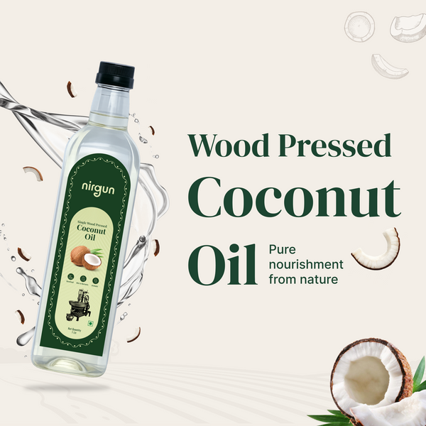 Wood-Pressed Coconut Oil (Cold Pressed)